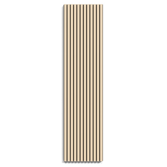 Acoustic Wood Wall Veneer Panel White Oak Color