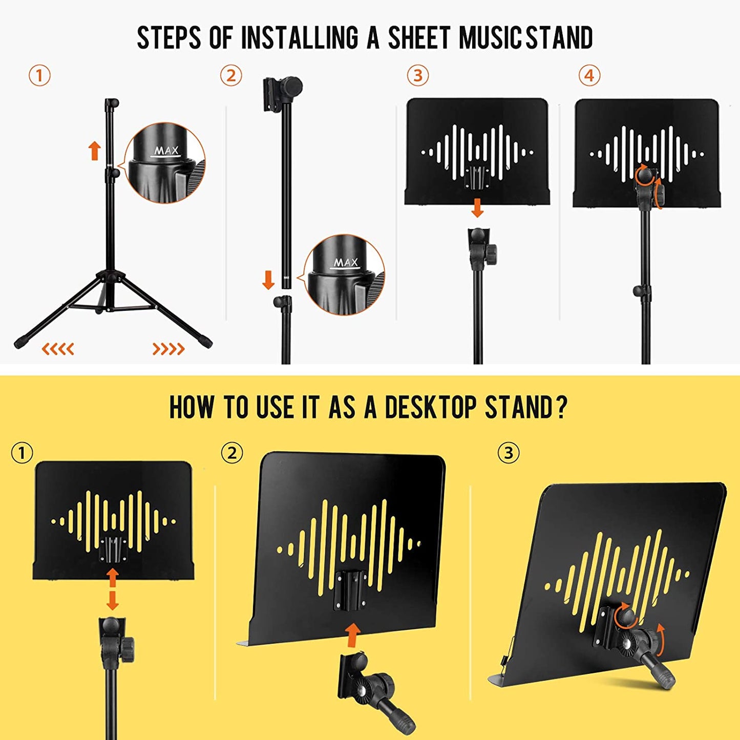 Sheet Music Stand CY0233 Collection