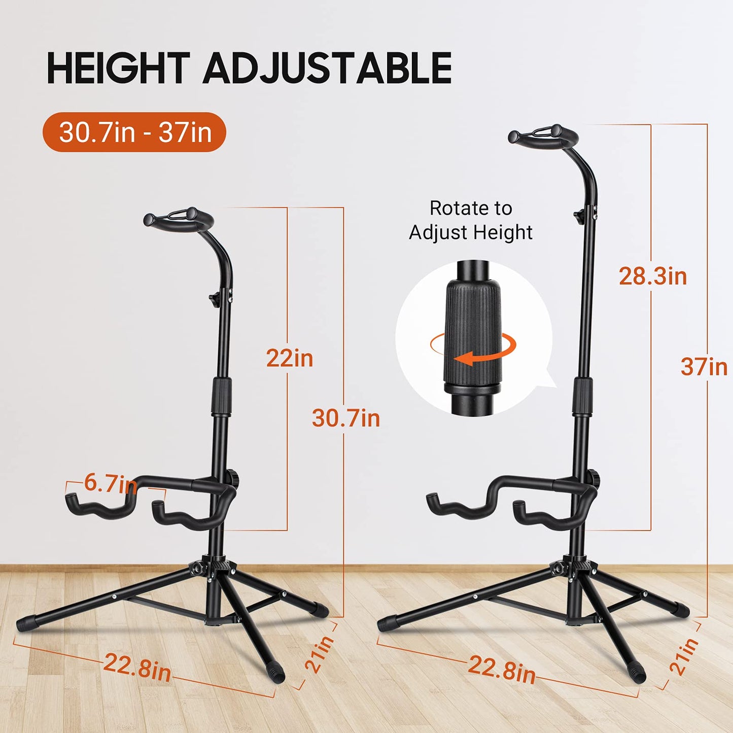 Tripod Guitar Stands with Neck Holder CY0253