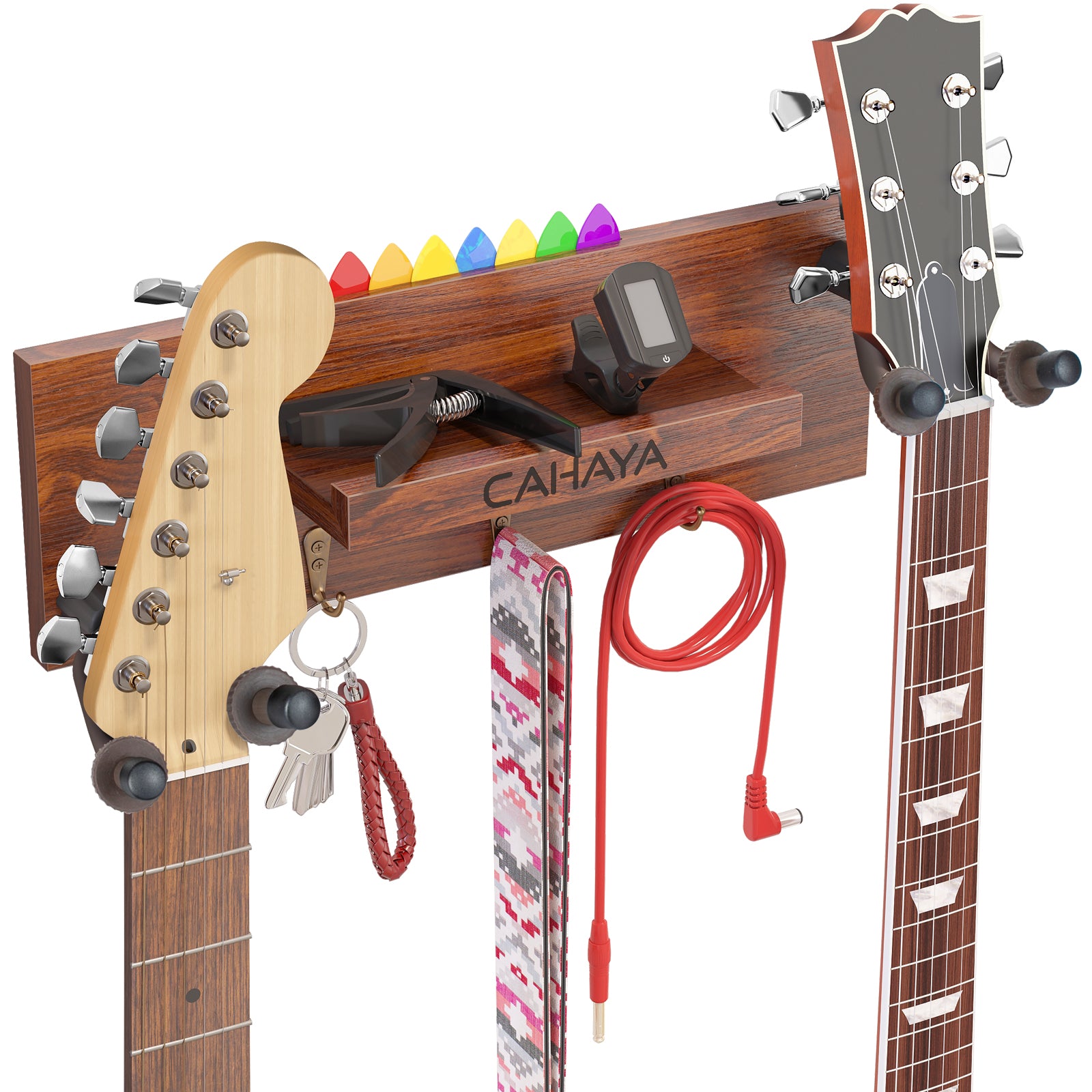 Guitar Stand Guitar Wall Mount Holder Wooden Guitar Hanger Rack Bracket NEW