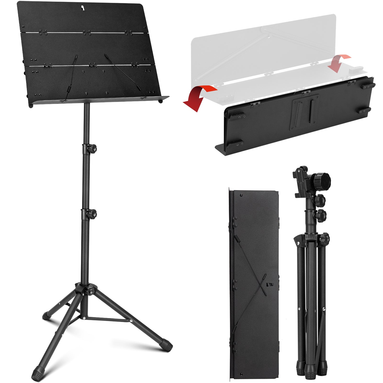 Sheet Music Stand Matte Black CY0317