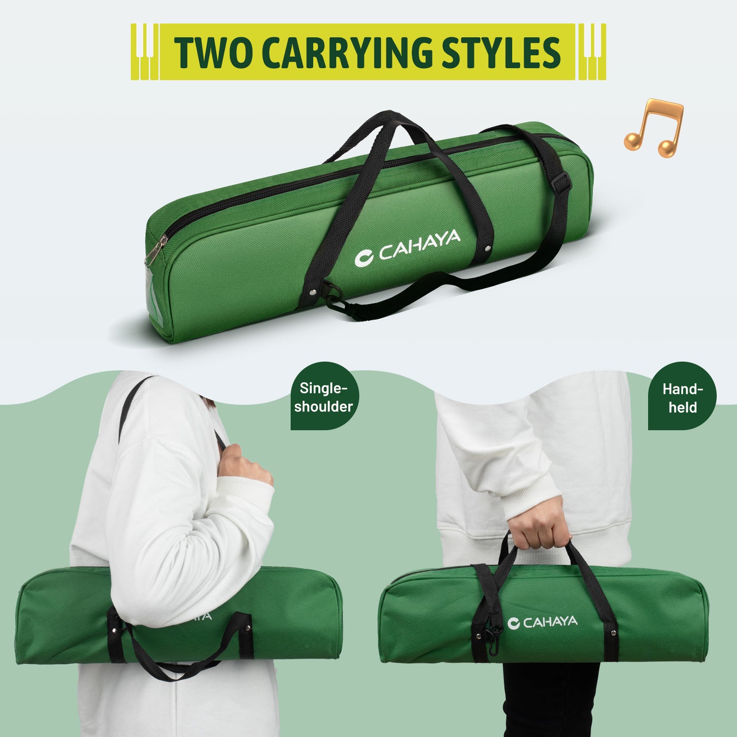 Melodica Double Sets 32 Key Green