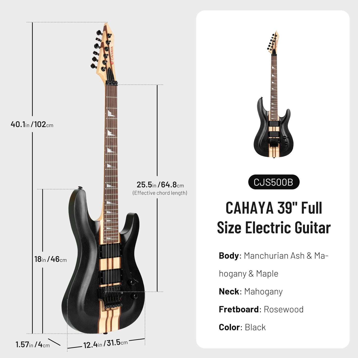 Electric Guitar ST Series CJS500B