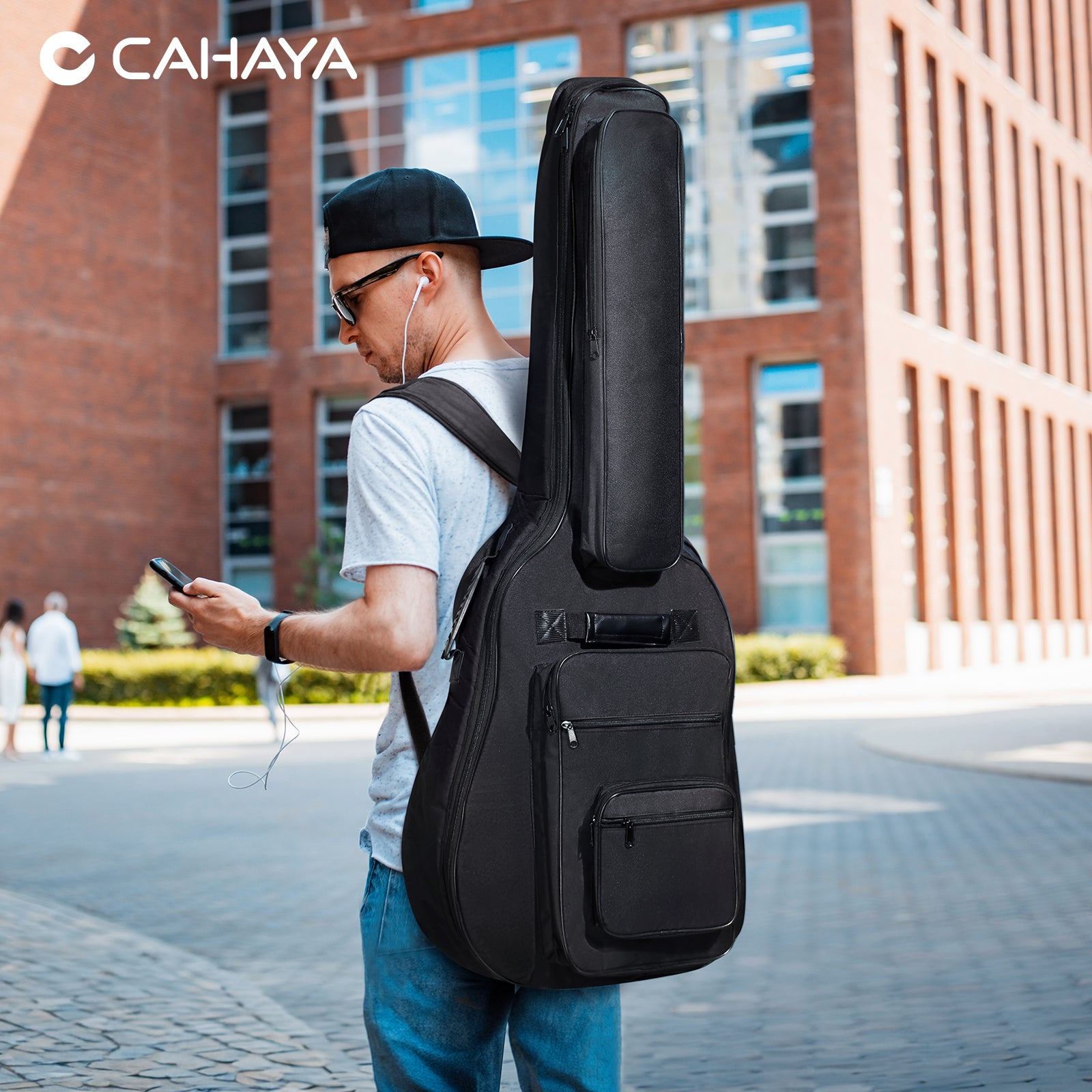 CAHAYA Extra Thick Gig Padded Acoustic Guitar Gig bag with Holder –  Cahayamusic