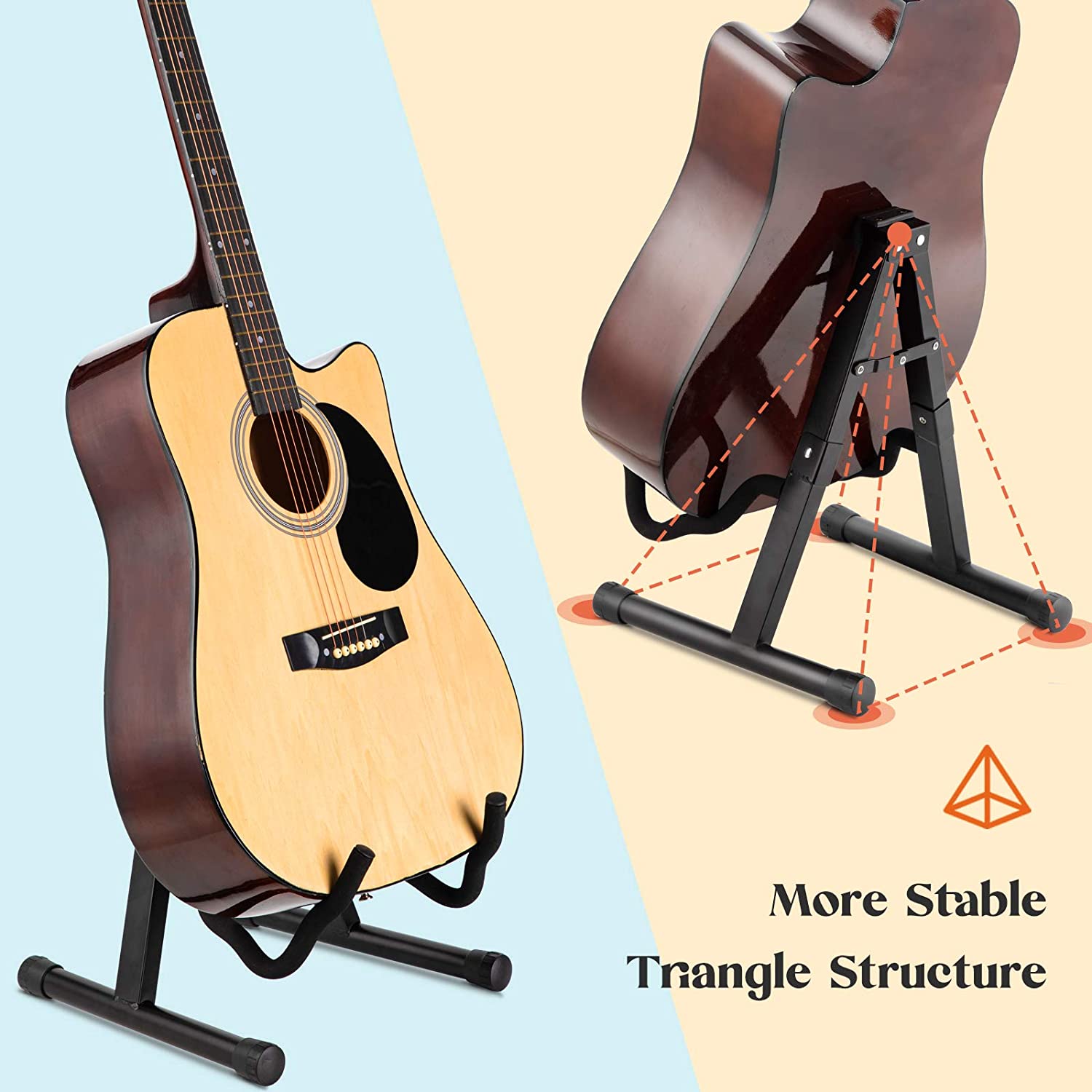 Guitar Stand Folding A frame CY0251