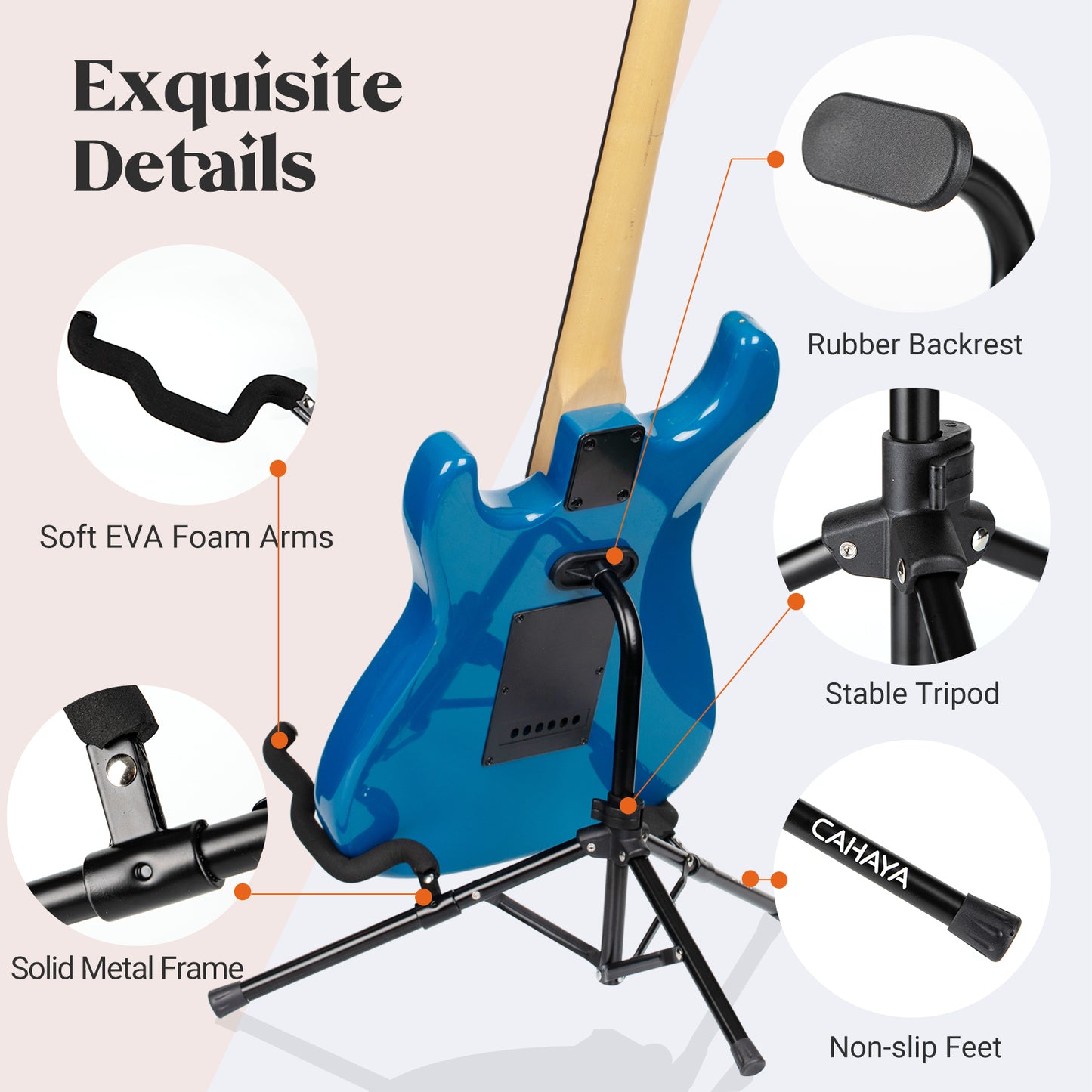 Portable Folding Guitar Stand Tripod CY0242
